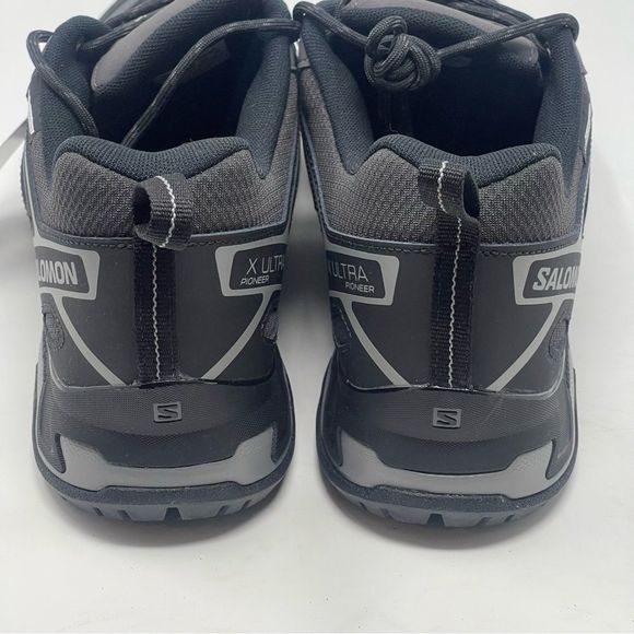 Salomon X Ultra Pioneer Shoes Mens 12.5 Black Gray Waterproof Hiking Trail New - Picture 10 of 14